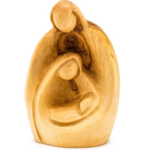 Maria Und Josef Krippe 27 Zuluf Sehr kleine Holzschnitzerei der Heiligen Familie – Josef,...