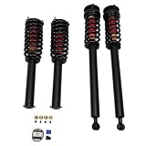 Strutmasters Air Suspension Conversion Kit compatible w/Mercedes-Benz S500 RWD 2000-2006 4-Wheel Air Or Hydraulic Suspension Conversion Kit With Light Fix (MS14FM)