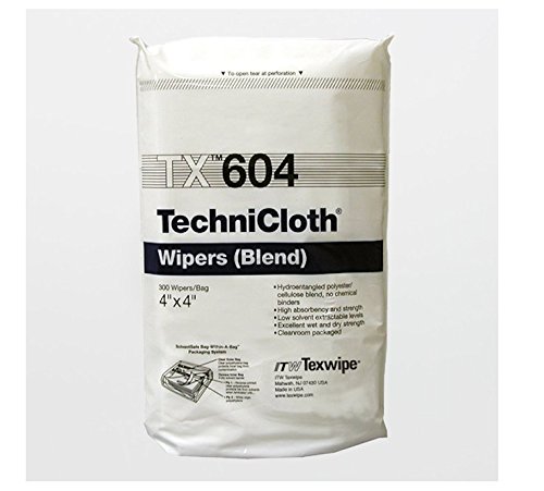 ITW TechniCloth Cleanroom Wipers, ITW Texwipe TX604,