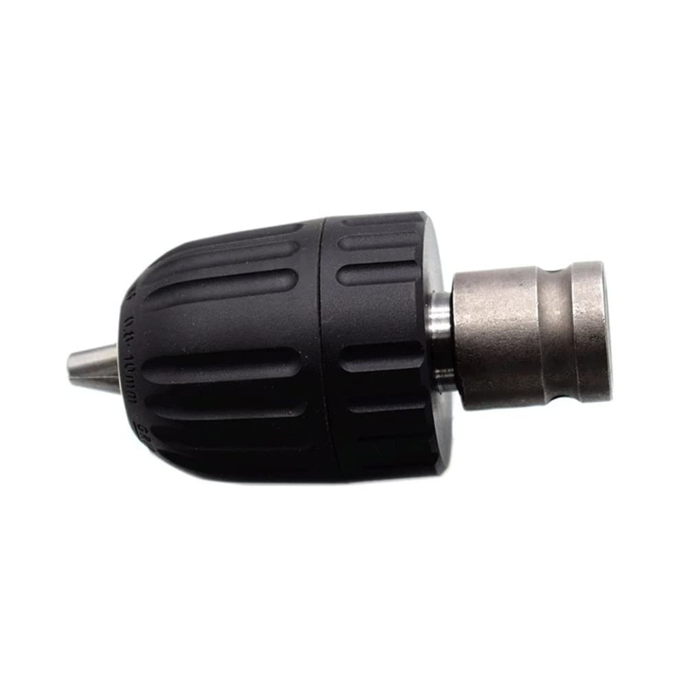 WolFum Adaptador de enchufe cuadrado de 1/2 pulgada 0.8-10 mm portabrocas sin llave 3/8-24UNF adaptador de broca de rosca para taladro de impacto de 1050 W autobloqueo WolFum