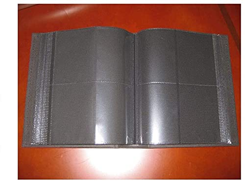 10 cm album fotograficzny 400, sztuczna skóra twarz rodzina dziecko wzrost książki pamięci, śródmiąższowa czarna dolna strona 23,5 cm x 18 cm x 6 cm