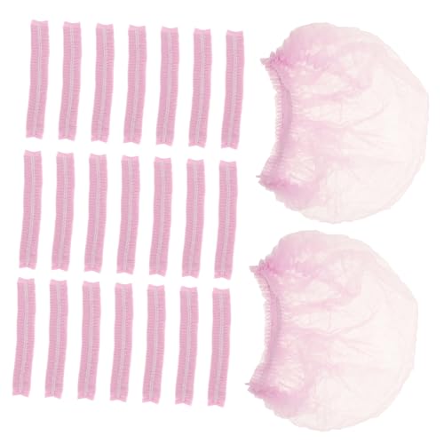 Gogogmee Disposable Non-woven Hairnets Mesh Caps for Food Service Beauty Salons Workshops Comfortable Fit Ample Quantity for Cleanliness and Protection