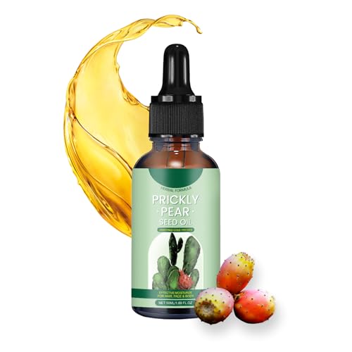 Prickly Pear Body Oil - Body Oil for Women - Face Oil for Firming and Moisturizing- Pure Cactus Skin Moisturizer Oil for Face Hair and Body - Dry Skin and Body Moisturizer - Prickly Pear Seed Oil 50ML