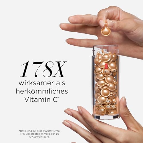 Elizabeth Arden - Vitamin C und Ceramide Serum-Kapseln, Steigern und Verlängern die Strahlkraft, Reduzieren die Hautalterung… – Ansicht 7