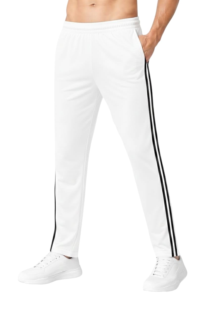 Men’s Polycotton Loose Fit Track Pants with Two Side Zipper Pockets | Casual & Gym Wear Lower for Men | Stylish Look Disign Track Pant | Joggers for Mens-picture-11