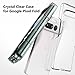 Zeking Designed for Google Pixel Fold Case, Crystal Clear Transparent Reinforced Corners TPU Shock-Absorption Flexible Case Cover for Google Pixel Fold (Clear)