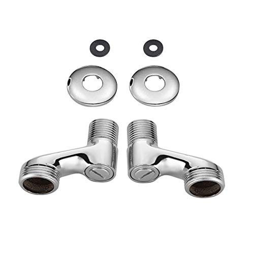 Sliver Clawfoot Tub 3-3/8" Adapter Claw Foot Bathtub Kitchen Faucet Adjustable Swing Arms