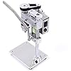 110V DIY Mini Tabletop Drill Press, 2 Speed Wood Metal Work Craft Bench Small electric Drilling Machine Stand Workbench for Metal Drilling, Plastic Drilling, Wood Drilling, Make Beads
