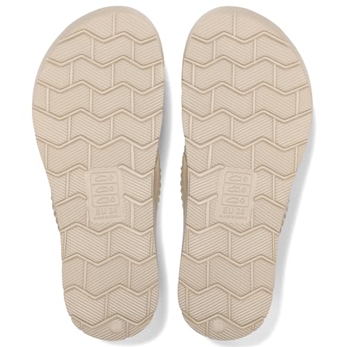 Image of Litfun Women's Arch Support Flip Flops for Plantar Fasciitis Orthopedic Thong Sandals Comfortable Summer Beach Pool Slides