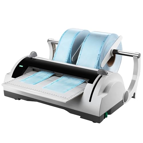 Máquina selladora de bolsas dentales, selladora térmica médica con ancho máximo de 30 cm, temperatura ajustable, empaquetadora automática de acero inoxidable para laboratorios, hospitales