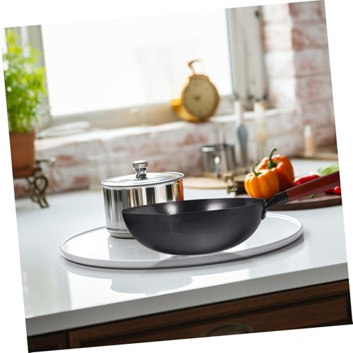 Wok antiadherente Happyyami de hierro forjado con mango ergonómico miniatura 5