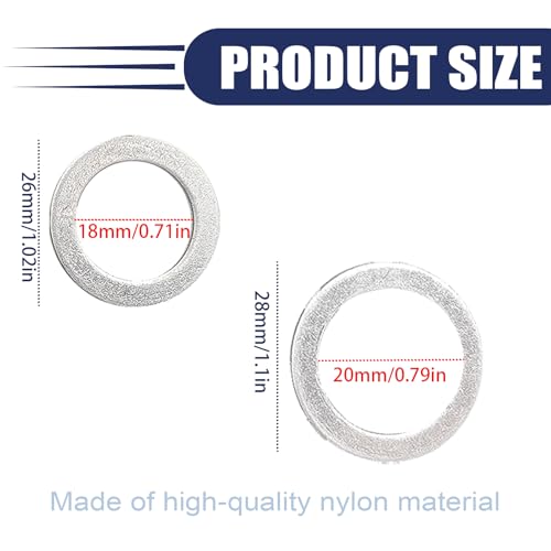 Image of 6 Rear Differential and 6 Automatic Transmission Plug Washers, Compatible with Honda Accord Acura Civic Ridgeline Odyssey CRV CR-V Pilot Fit Element, Replaces 90471-PX4-000 & 94109-20000
