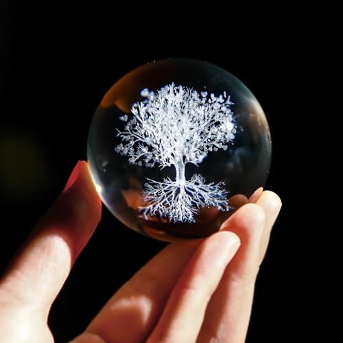 Miniatura 3 de Pisapapeles Decorativo Con Bola De Cristal De 60 Mm, Grabado Con Láser 3d, Esfera De Cristal Para Decoración Del Hogar Y La Oficina