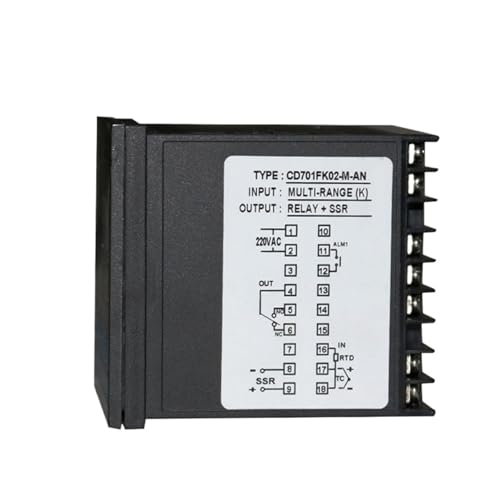 Régulateur de température CD701 SSR 72x72mm thermostat électronique