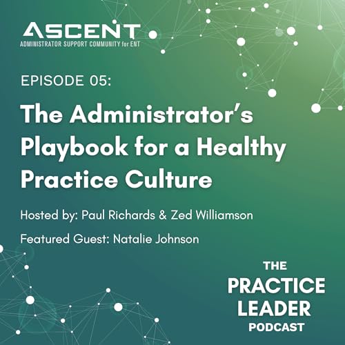 『The Administrator’s Playbook for a Healthy Practice Culture』のカバーアート
