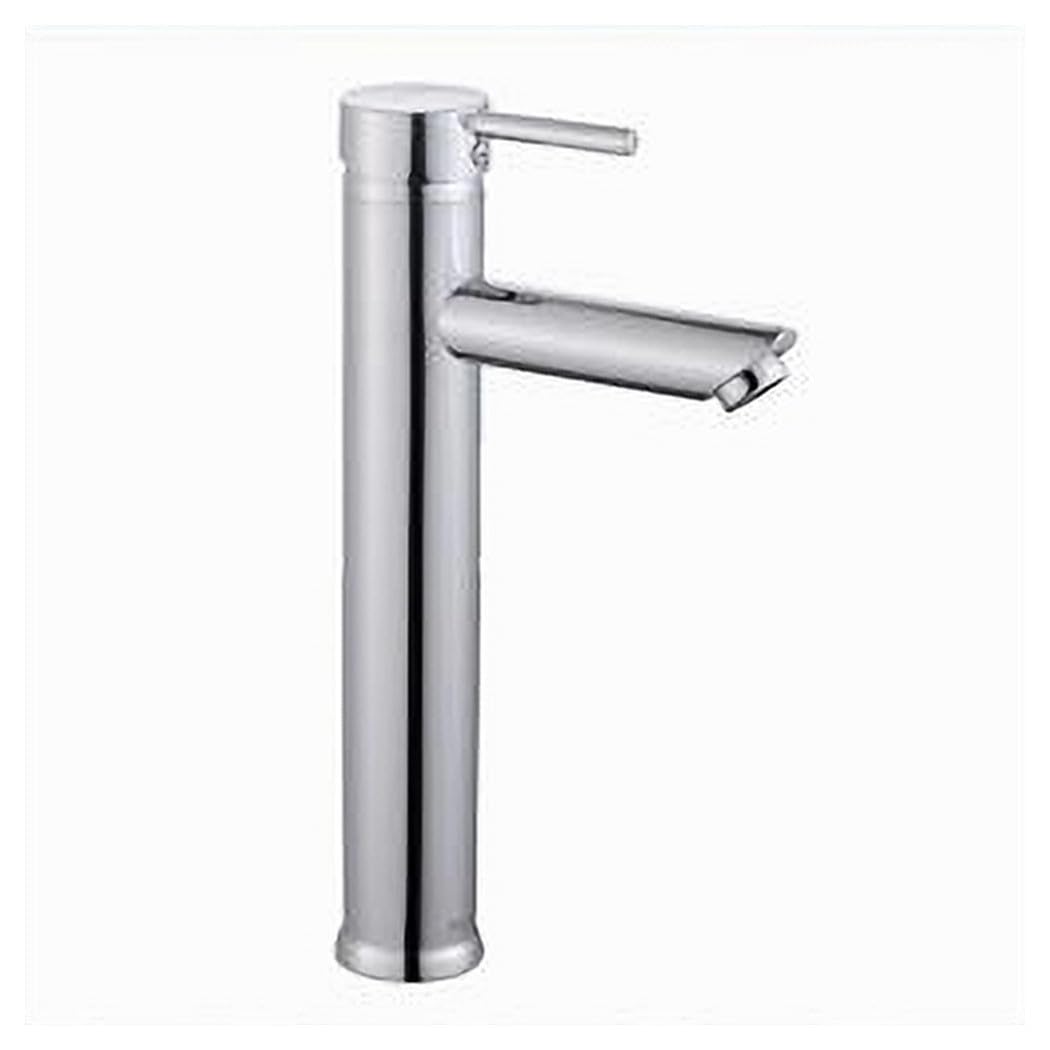 Trade Shop - Rubinetto Bagno Cromato Lucido Miscelatore Orientabile Lavabo A Canna Alta 87388 -