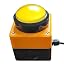 Yellow- yellow black color blocked square 2pc set
