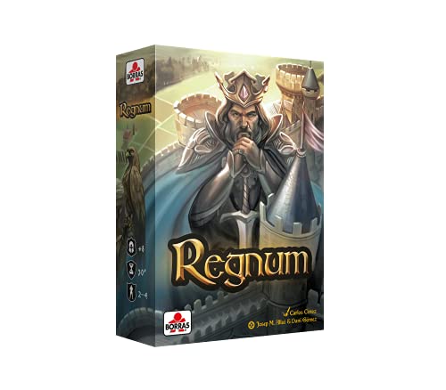 BORRAS - Regnum. Juego de Cartas de Estrategia. Adquiere, Conquista y construye el Reino más próspero invirtiendo Bien Tus recursos, De 2 a 4 Jugadores y a Partir de 8 años (18869)