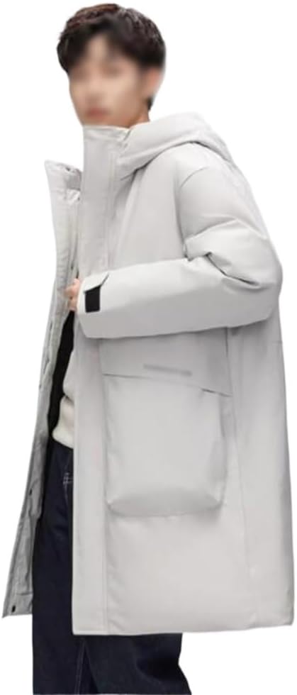 VIDI Long casual fashion sports warm jacket down male winter thick in the long