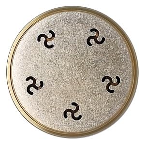 Pastidea - Die Fusillini A3 6.5 mm compatible with Kenwood Pasta Fresca or with adapter in Avance pasta maker and other pasta machines