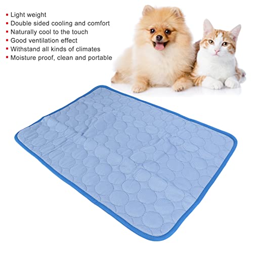 Shanrya Tapete de resfriamento para cães, almofada de resfriamento de pano de seda gelada para cães,