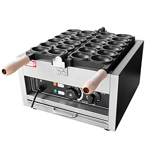 Máquina para Hacer Gofres De Burbujas, Máquina De Hierro para Hacer Gofres, Molde para Hornear De Teflón Antiadherente, Temperatura Ajustable De 50-300 ℃, para Hacer Gofres De Huevo De Burbujas