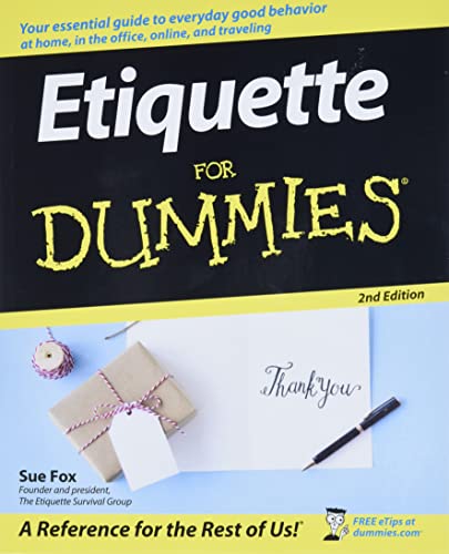 Etiquette For Dummies 2e view 2