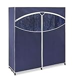 Whitmor Extra-Wide Portable Clothes Closet - 60 Inches Wide - Store Seasonal Clothing - Blue
