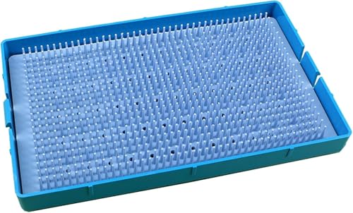 Bandeja Quirúrgica Médica, Caja De Esterilización De Silicona, con Almohadilla De Silicona, Bandejas Dentales, Caja De Almacenamiento De Instrumentos De Mi, 10.2in*6.3in*2in Double Decker