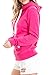 Urban Look Womens Active Long Sleeve Fleece Lined Fashion Hoodie Pullover with Plus Size (Small, A1 Solid Hot Pink)