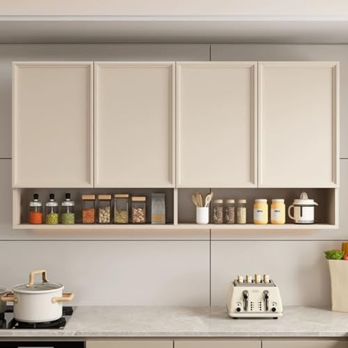 Armario montado en la pared, almacenamiento retro para cocina, baño y restaurante, cabaña colgante de pared para un uso eficiente del espacio