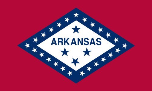Drapeau Arkansas nylon indéchirable Valley Forge Flag anti-UV 4x6