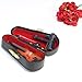 Wooden Miniature Violin with Stand, Bow and Case, Mini Musical Instrument, Dollhouse Model Miniature Home Decoration (3.15