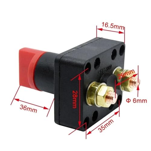 Interrupteur principal de batterie déconnexion d'alimentation isolateur 300A - 3