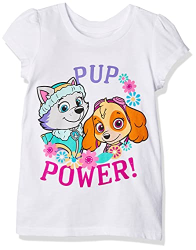 Paw Patrol Girls' Toddler Pup Power Short-Sleeved Puff Tee - Main Image