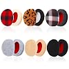 6 Pairs Bandless Ear Muffs Winter Women Ear Covers Bandless Ear Covers Women Ear Muffs for Sleeping Men Women Kids