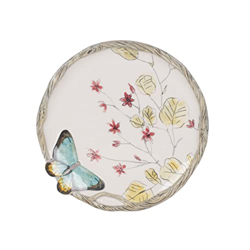 Fitz-Floyd-Butterfly-Fields-Salad-Plate-Set-of-4-85-Inch-Blue Fitz Floyd Butterfly Fields Salad Plate Set of 4 85 Inch Blue
