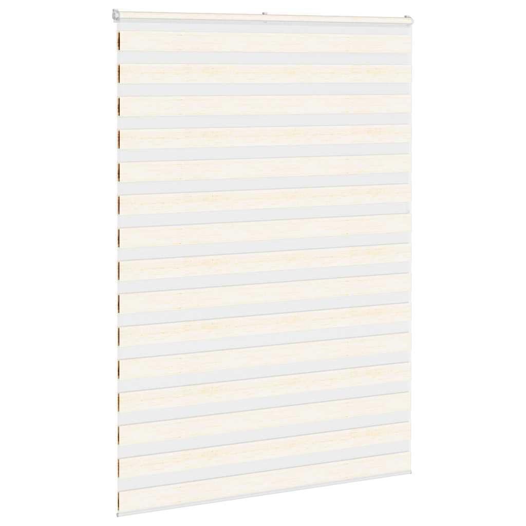 Store vénitien zébré Beige marbré en Polyester 160 x 230 cm Largeur Tissu 155,9 cm, Montage avec ou sans perçage, Protection Solaire et intimité pour fenêtre Chambre Salon