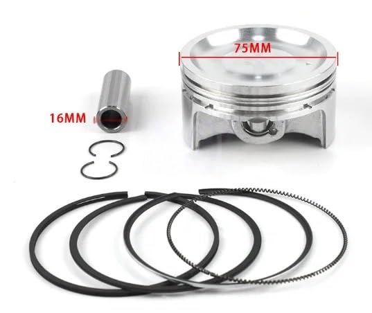 Kit de cilindro de 300 cc para reparar motor de moto SR300 y GTS de 75 mm 5