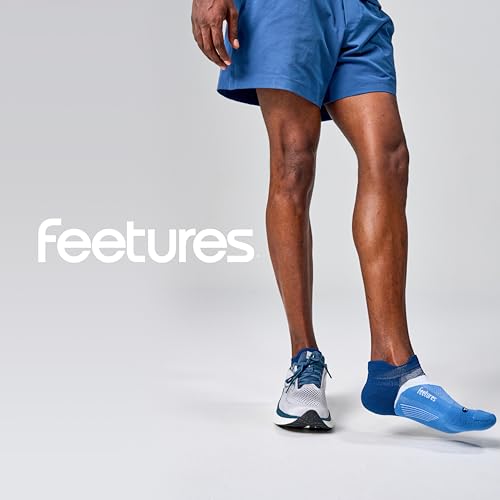 Image of Feetures Elite Light Cushion No Show Tab Sock Wave