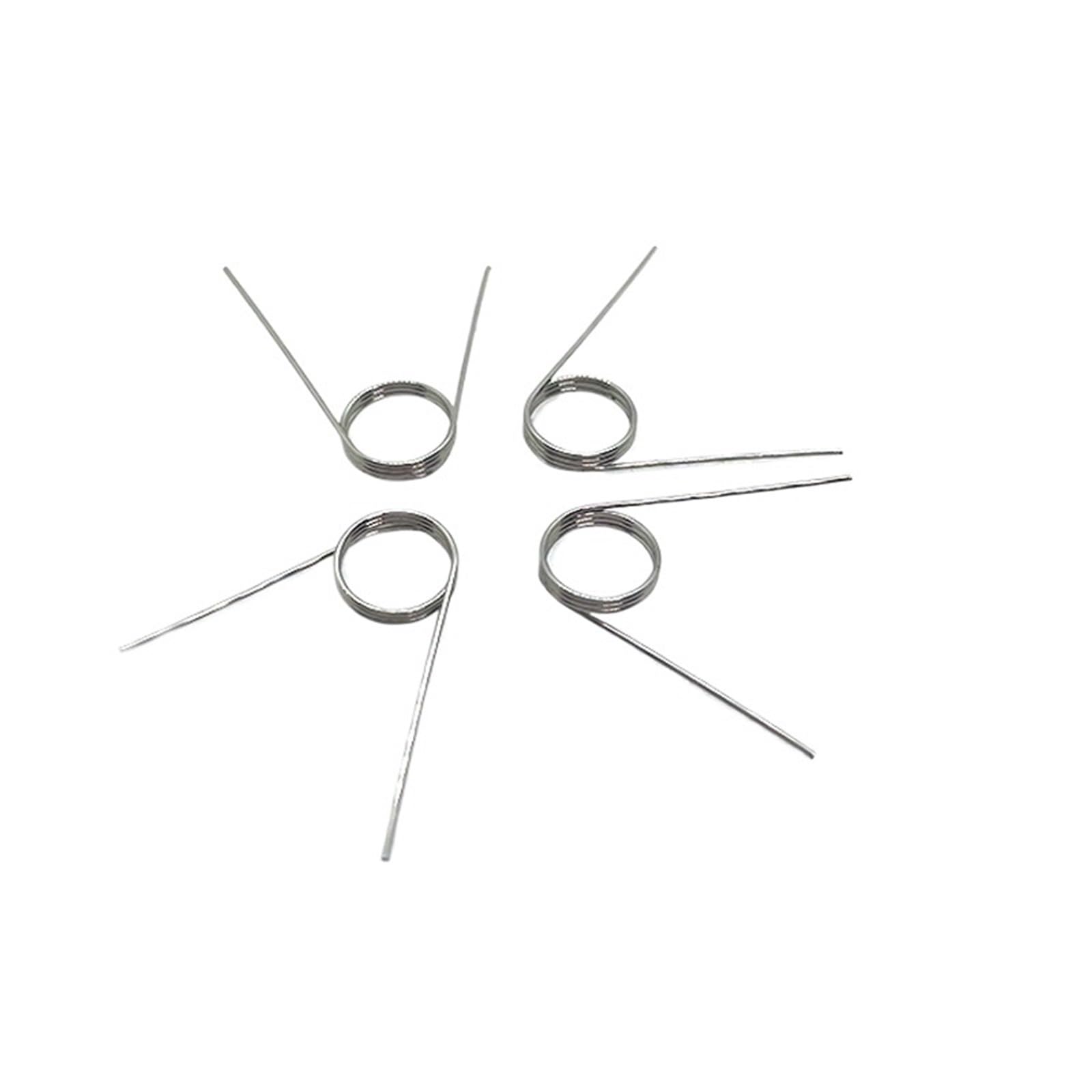 Petit Ressort Torsion Rappel 20 Pièces 0.4mm Diamètre De Fil 304SUS Rotation Gauche V Ressort Torsion Tours 1 2 3 4 5 Retour Réinitialisation(3Lap,3.5mm,0.4mm(90Angle))