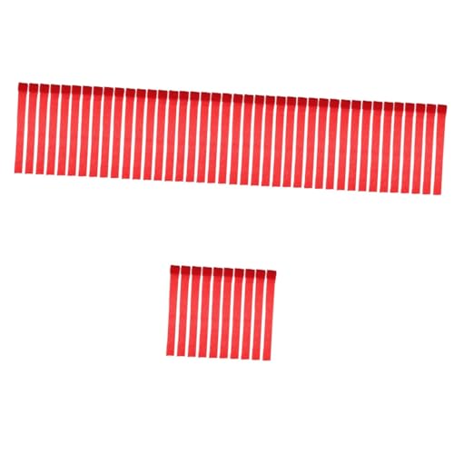 Serpentins en crêpe de couleur rouge Yardwe pour suspendre des décors de salle