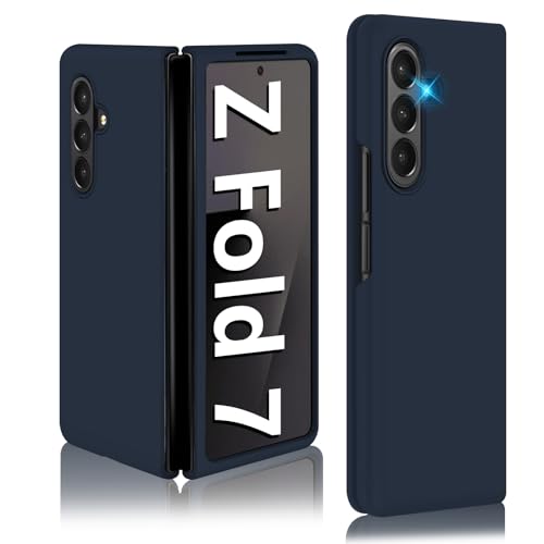 Etui pour Samsung Galaxy Z Fold 7 bleu avec housse fold 7 antichoc