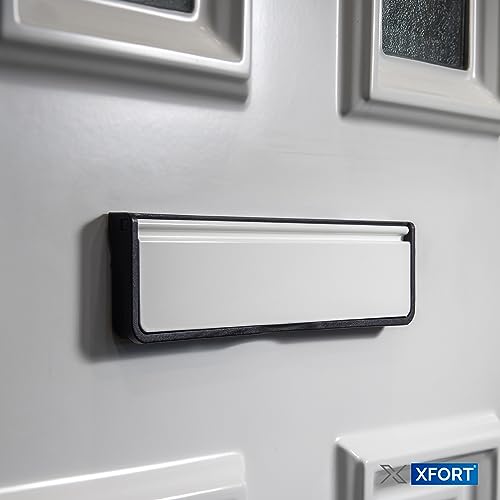 Xfort MailPlate Luxe 12" Letterplate White, Premium Draught Proof Postal Letterbox - Image 4