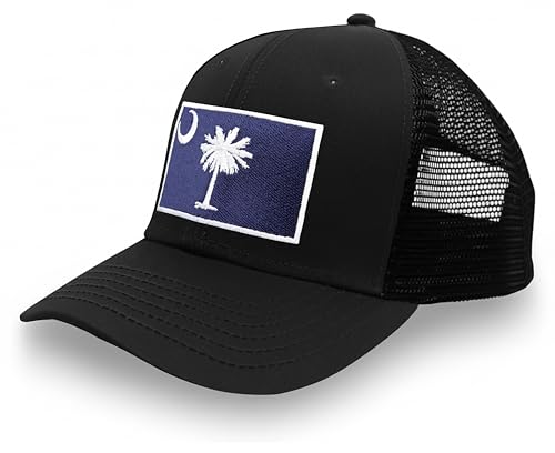 Image of International Tie State Hat for Men and Women, Adjustable Snapback Trucker Baseball Cap with Embroidered Patch