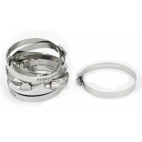 Aexit 10 Pcs Abrazaderas Ajustables de Acero Inoxidable miniatura 1