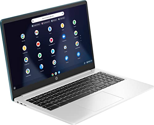 Hp Flagship 15.6" Hd Chromebook Laptop For Students, Intel Pentium Quad-Core Processor, 8Gb Ram, 192Gb Storage(64Gb Emmc + 128Gb Sd Card), Webcam, Wifi, Zoom Meeting, Bluetooth, Usb-A&C, Chrome Os #TOP2