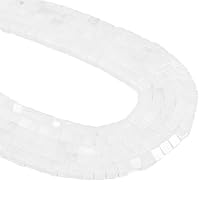 Vista 17 de Cuentas espaciadoras de cubo de aventurina rosa natural, cuentas de piedra cuadradas sueltas de 0.157 in para hacer joyas, 15.0 in/hebra