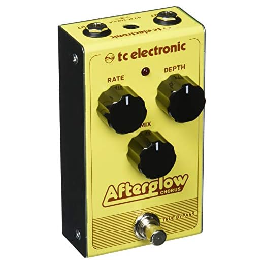 TC Electronic AFTERGLOW CHORUS Pedal de coro de estilo vintage con circuito de brigada de cubo totalmente analógico