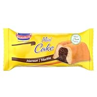 KuchenMeister miniCake Marmor Kuchen 35 g | Saftiger Marmorkuchen | im Snackformat | einzeln verpackt | für leckeren Kuchengenuss zwischendurch | (1 x 35 g)